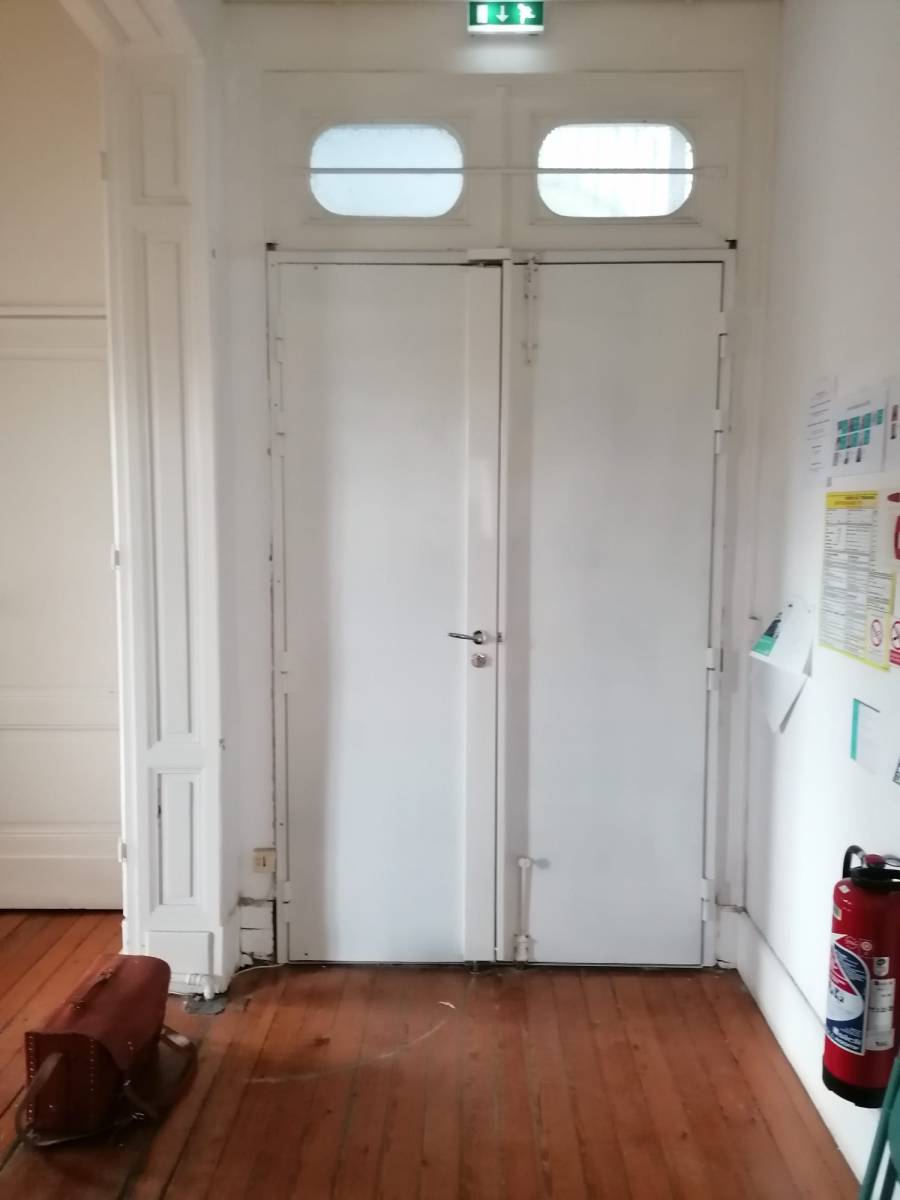 Serrurier pour blindage de porte double vantaux avec serrure 7 points Bordeaux